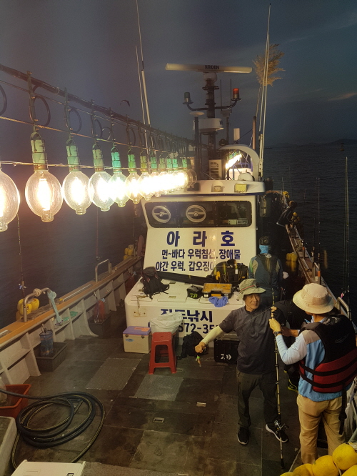 9월4일 아라호 야간쭈꾸미출조