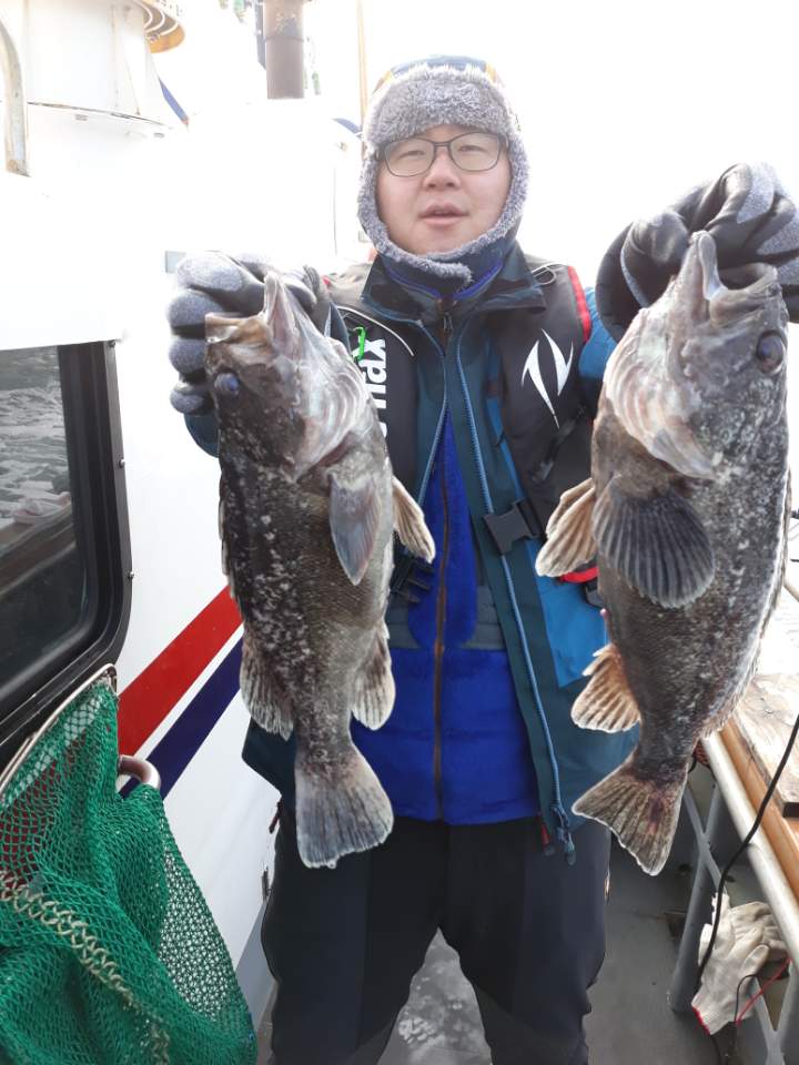 1월20일 먼~바다우럭출조