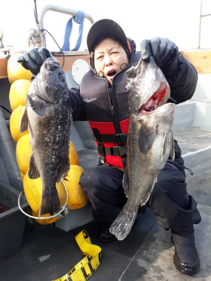 1월20일 먼~바다 우럭출조