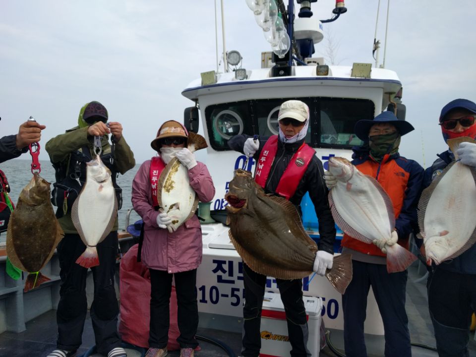 6월13일 아라호 대광어다운샷출조