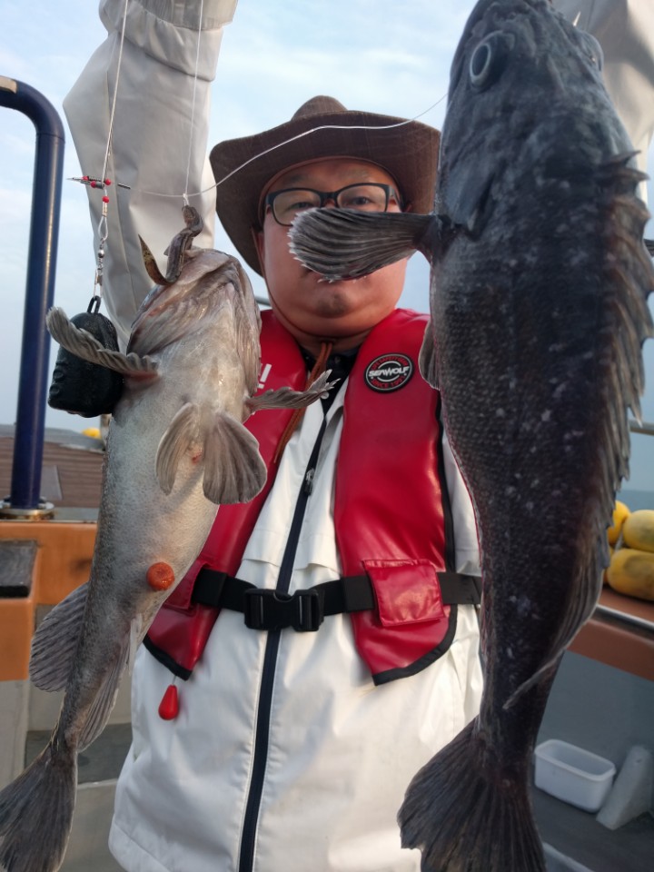 6월10일 아라호 먼~바다 우럭출조