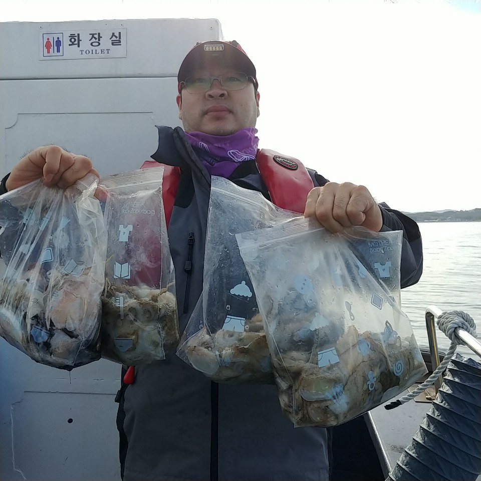 10월 9일 아라2호 쭈갑 조황