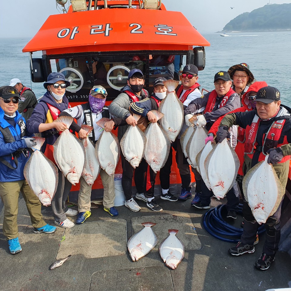 [아라2호] 5월 17일 대광어 조황( 1부)