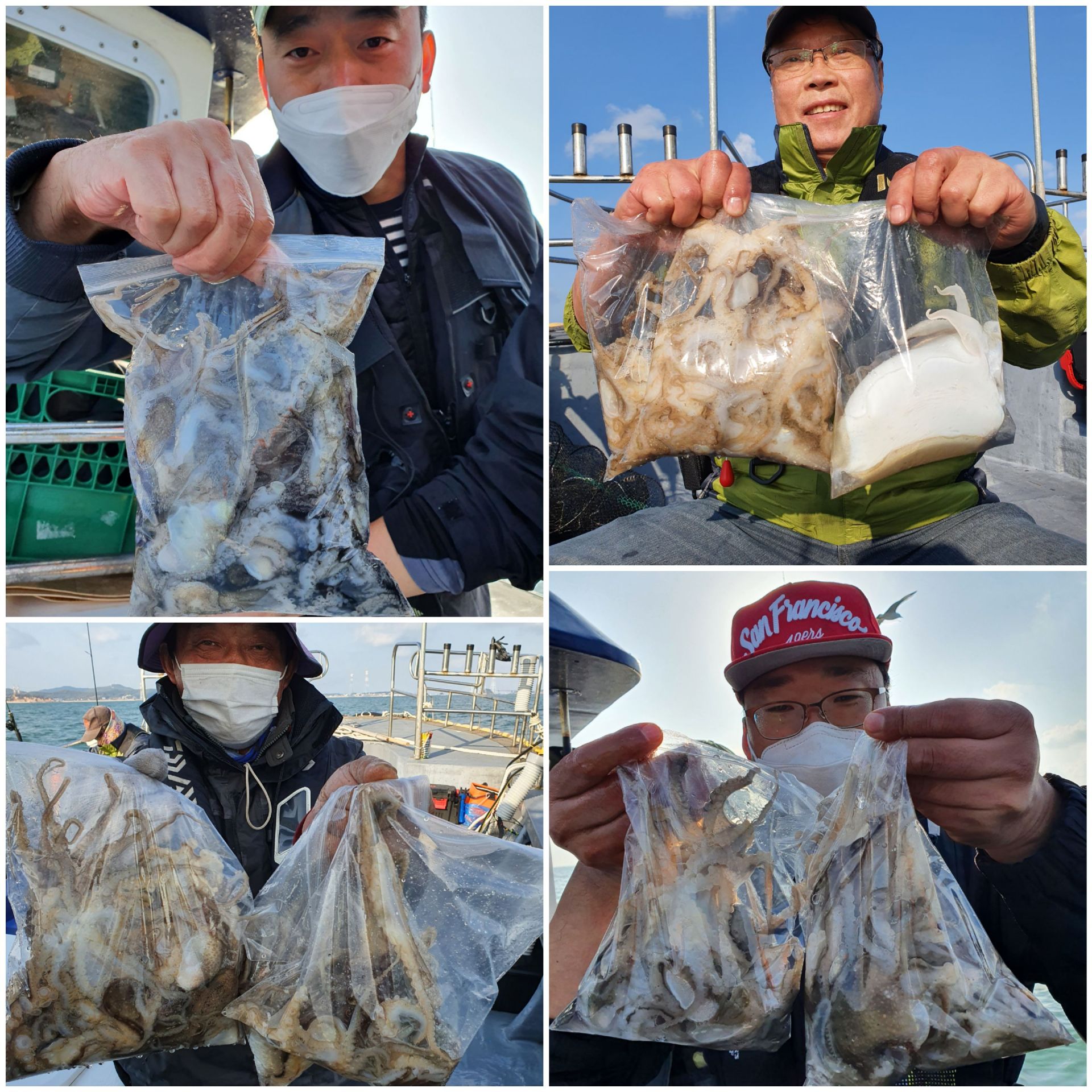 [지니호] 11월 1일 조황 (4인출조)