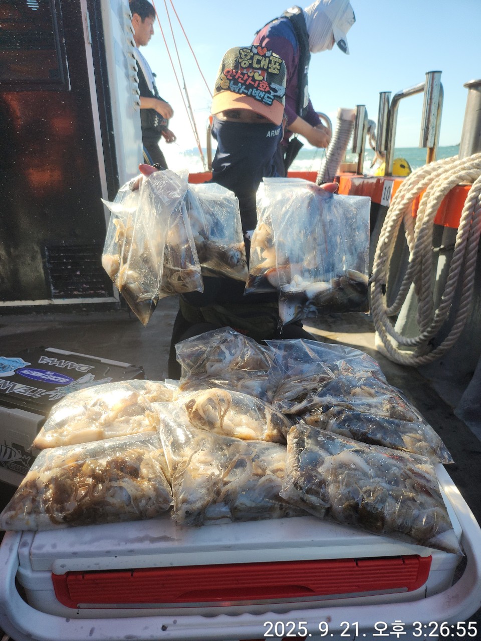 영흥도아라2호  9월 21일 조황